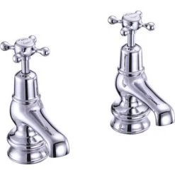 Burlington Claremont Regent - Chrome 3" Basin Taps - CLR1