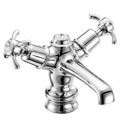 Burlington Anglesey Regent Basin Mixer Tap with Click Clack Waste - ANR6 -Basin Taps Shop Burlington Anglesey Regent Basin Mixer with Click Clack Waste ANR6 d1 460
