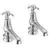 Burlington Anglesey Regent - Chrome 5" Basin Taps - ANR2