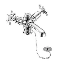 Burlington Birkenhead Basin Mixer Tap with Ceramic Indice & Plug and Chain - BI5 -Basin Taps Shop Burlington Birkenhead Basin Mixer with Plug Chain Waste BI5 d1 460
