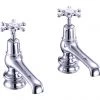 Burlington Birkenhead Regent Chrome 5" Basin Taps - BIR2