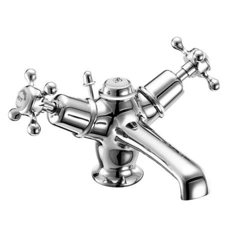 Burlington Claremont - Chrome Basin Mixer Tap with Pop Up Waste - CL4 2 Burlington Claremont - Chrome Basin Mixer Tap with Pop Up Waste - CL4 - Image 2