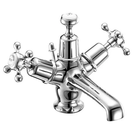 Burlington Claremont - Chrome Basin Mixer Tap with Pop Up Waste - CL4 1 Burlington Claremont - Chrome Basin Mixer Tap with Pop Up Waste - CL4