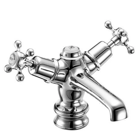 Burlington Claremont Regent Basin Mixer Tap with Click Clack Waste - CLR6 2 Burlington Claremont Regent Basin Mixer Tap with Click Clack Waste - CLR6 - Image 2