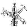 Burlington Claremont Regent Basin Mixer Tap with Click Clack Waste - CLR6