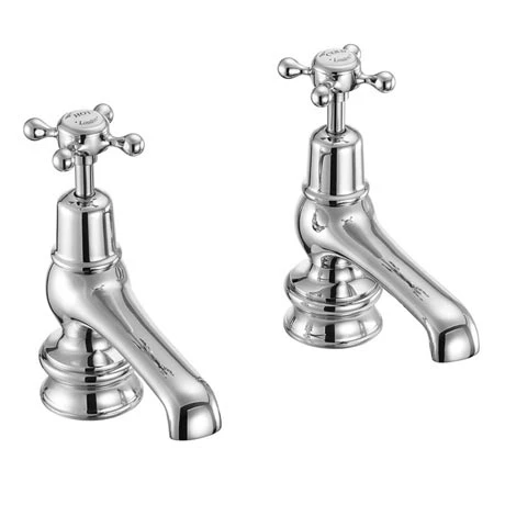 Burlington Claremont Regent - Chrome 5" Basin Taps - CLR2 1 Burlington Claremont Regent - Chrome 5" Basin Taps - CLR2