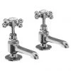 Burlington - Stafford Long Nose Basin Pillar Taps - STA12-QT