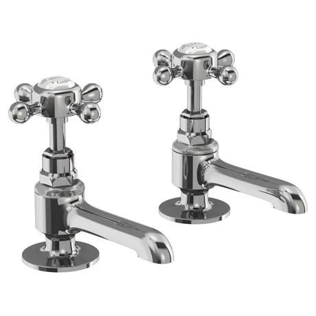 Burlington - Stafford Long Nose Basin Pillar Taps - STA12-QT 1 Burlington - Stafford Long Nose Basin Pillar Taps - STA12-QT
