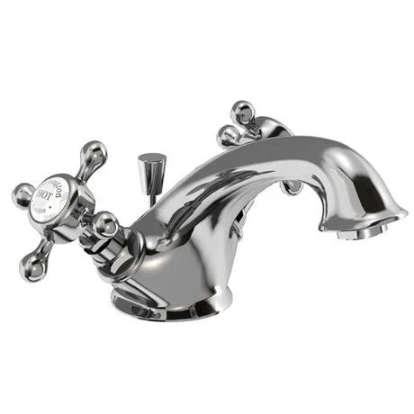 Burlington - Stafford Mono Basin Mixer with Pop up waste - STA11-QT 1 Burlington - Stafford Mono Basin Mixer with Pop up waste - STA11-QT
