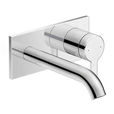 Duravit C.1 Wall Mounted Single Lever Basin Mixer - Chrome - C11070003010 1 Duravit C.1 Wall Mounted Single Lever Basin Mixer - Chrome - C11070003010