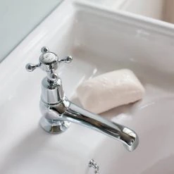 Burlington Claremont - Chrome 5" Basin Taps - CL2 -Basin Taps Shop CL2 D3 460