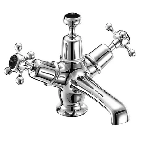 Burlington Claremont Black Basin Mixer with Click-Clack Waste 1 Burlington Claremont Black Basin Mixer with Click-Clack Waste