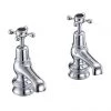 Burlington Claremont Regent Black Basin Taps 3"