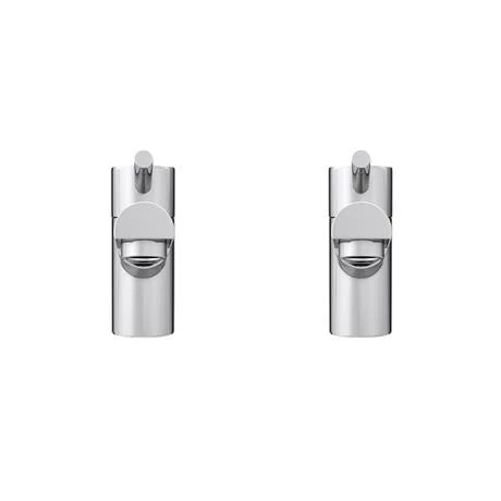 Cruze Contemporary Basin Pillar Taps - Chrome 2 Cruze Contemporary Basin Pillar Taps - Chrome - Image 2