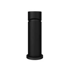 Arezzo Round Matt Black Basin Mono Mixer Tap 11 Arezzo Round Matt Black Basin Mono Mixer Tap -Basin Taps Shop CRU20BLK detail3 460