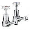 Bristan - Design Utility Crosshead Basin Taps - Chrome - VAX-1/2-C