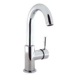 Crosswater - Design Side Lever Monobloc Basin Mixer with Waste - DE111DPC