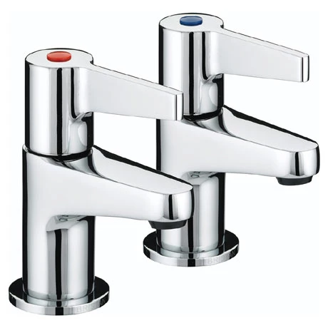 Bristan - Design Utility Lever Basin Taps - Chrome - DUL-1/2-C 1 Bristan - Design Utility Lever Basin Taps - Chrome - DUL-1/2-C