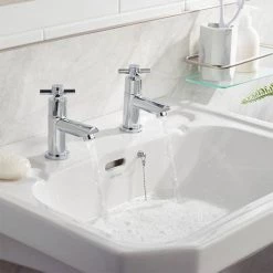 Bristan - Decade Contemporary Basin Taps - Chrome - DX-1/2-C 7 Bristan - Decade Contemporary Basin Taps - Chrome - DX-1/2-C -Basin Taps Shop DX 1 2 C.ai3 460