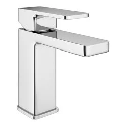 EcoDelux Square Water Saving Mono Basin Mixer Tap with Waste
