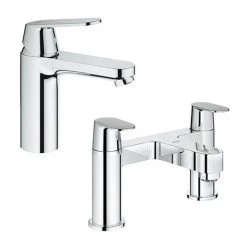Grohe Eurosmart Cosmopolitan Tap Package (Bath + Basin Tap)
