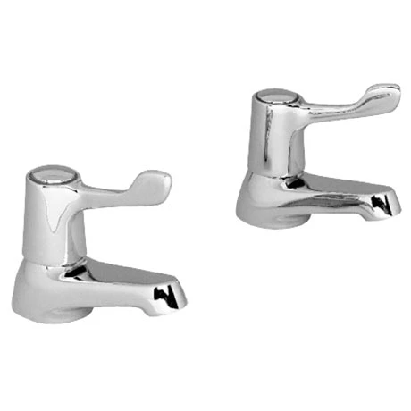 Franke Optima Adriatic F1329 Basin Taps with 3" Levers 1 Franke Optima Adriatic F1329 Basin Taps with 3" Levers