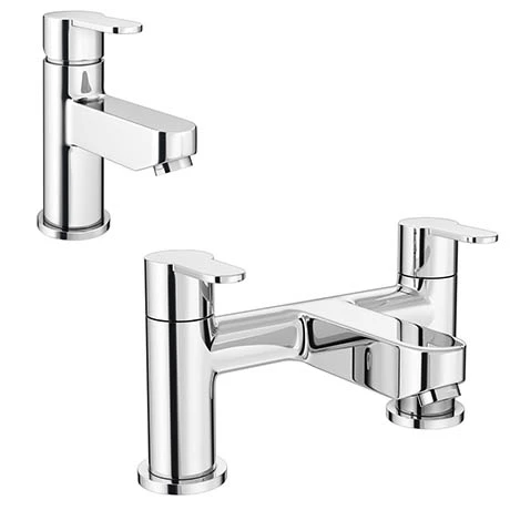 Gio Modern Tap Package (Bath + Basin Tap) 1 Gio Modern Tap Package (Bath + Basin Tap)