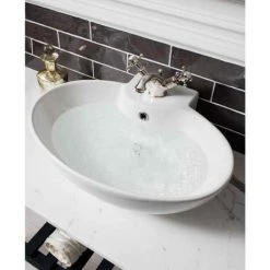 Crosswater - Belgravia Crosshead Monobloc Basin Mixer with Pop-up Waste - Nickel - HG110DPN 5 Crosswater - Belgravia Crosshead Monobloc Basin Mixer with Pop-up Waste - Nickel - HG110DPN -Basin Taps Shop HG110DPN D1 460