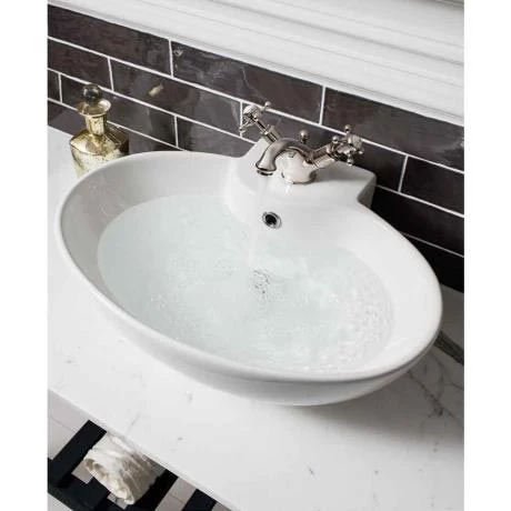 Crosswater - Belgravia Crosshead Monobloc Basin Mixer with Pop-up Waste - Nickel - HG110DPN 3 Crosswater - Belgravia Crosshead Monobloc Basin Mixer with Pop-up Waste - Nickel - HG110DPN - Image 3