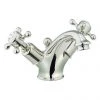 Crosswater - Belgravia Crosshead Monobloc Basin Mixer with Pop-up Waste - Nickel - HG110DPN