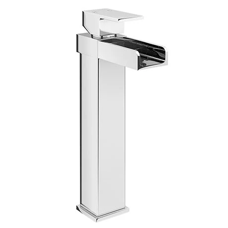 Monza Waterfall High Rise Mono Basin Mixer Tap 1 Monza Waterfall High Rise Mono Basin Mixer Tap
