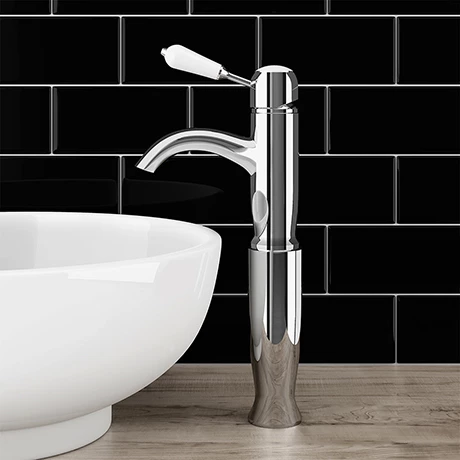 Lancaster Traditional Chrome Tall Mono Basin Mixer 1 Lancaster Traditional Chrome Tall Mono Basin Mixer