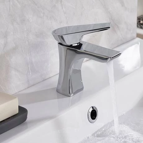 Bristan - Hourglass Contemporary Basin Mixer w/ Clicker Waste - Chrome - HOU-BAS-C 2 Bristan - Hourglass Contemporary Basin Mixer w/ Clicker Waste - Chrome - HOU-BAS-C - Image 2