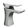 Bristan - Hourglass Contemporary Basin Mixer w/ Clicker Waste - Chrome - HOU-BAS-C