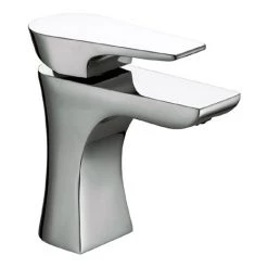 Bristan - Hourglass Contemporary Basin Mixer w/ Clicker Waste - Chrome - HOU-BAS-C