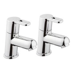 Bristan Jive Basin Pillar Taps Chrome - JI-1/2-C