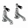 Burlington Kensington Black Basin Taps 5"