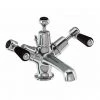 Burlington Kensington Black Basin Mixer with Pop-up Waste