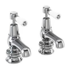 Burlington Kensington Regent - Chrome Basin Taps 3" - KER1