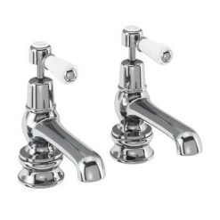 Burlington Kensington Regent - Chrome Basin Taps 5" - KER2
