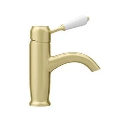 Lancaster Traditional Brushed Brass Single Lever Mono Basin Mixer Tap 8 Lancaster Traditional Brushed Brass Single Lever Mono Basin Mixer Tap -Basin Taps Shop LBB5T d3 460
