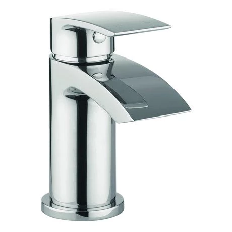 Crosswater Flow Mini Monobloc Basin Mixer inc. Waste MBFW114P+ 1 Crosswater Flow Mini Monobloc Basin Mixer inc. Waste MBFW114P+