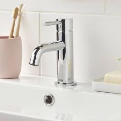 Bristan Mila Chrome Mono Basin Mixer with Clicker Waste 6 Bristan Mila Chrome Mono Basin Mixer with Clicker Waste -Basin Taps Shop MI BAS C D2 460