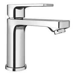 Monza Round Modern Basin Mixer Tap + Waste