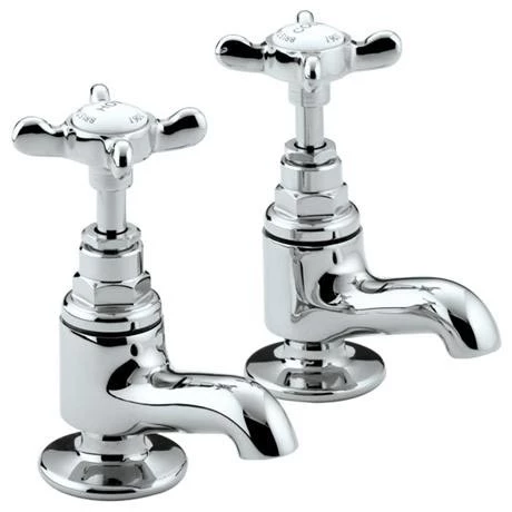 Bristan 1901 Traditional Vanity Basin Taps - Chrome Plated - N-VAN-C-CD 1 Bristan 1901 Traditional Vanity Basin Taps - Chrome Plated - N-VAN-C-CD