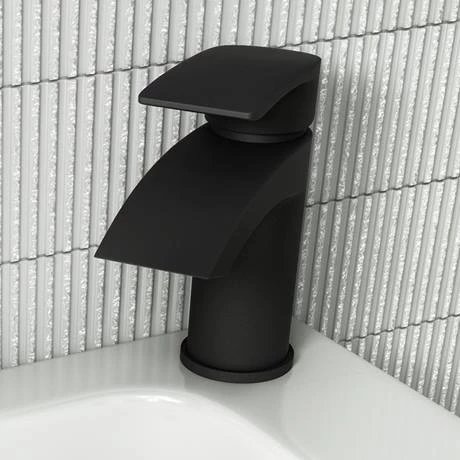 Nexus Matt Black Basin Mixer Tap 6 Nexus Matt Black Basin Mixer Tap - Image 6