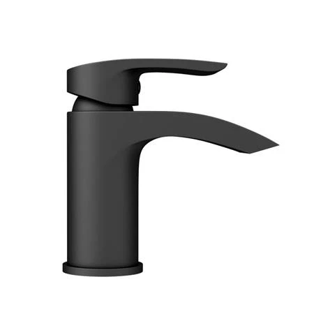 Nexus Matt Black Basin Mixer Tap 2 Nexus Matt Black Basin Mixer Tap - Image 2