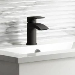 Nexus Matt Black Basin Mixer Tap 10 Nexus Matt Black Basin Mixer Tap -Basin Taps Shop NEX05K d6 460