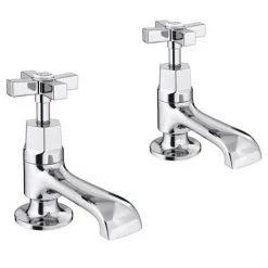 Olympia Art Deco Basin Taps