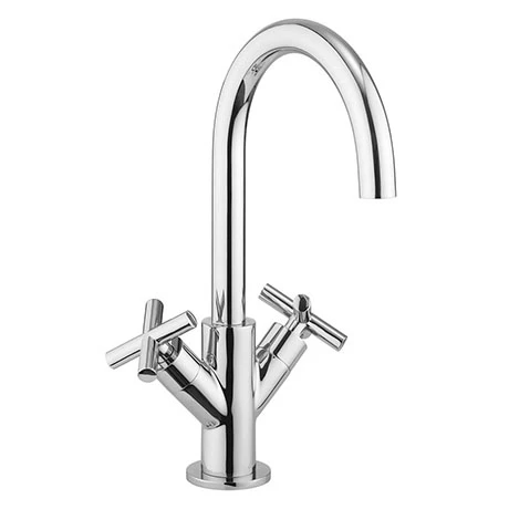 Crosswater MPRO Crosshead Chrome Mono Basin Mixer - PRC110DNC 1 Crosswater MPRO Crosshead Chrome Mono Basin Mixer - PRC110DNC